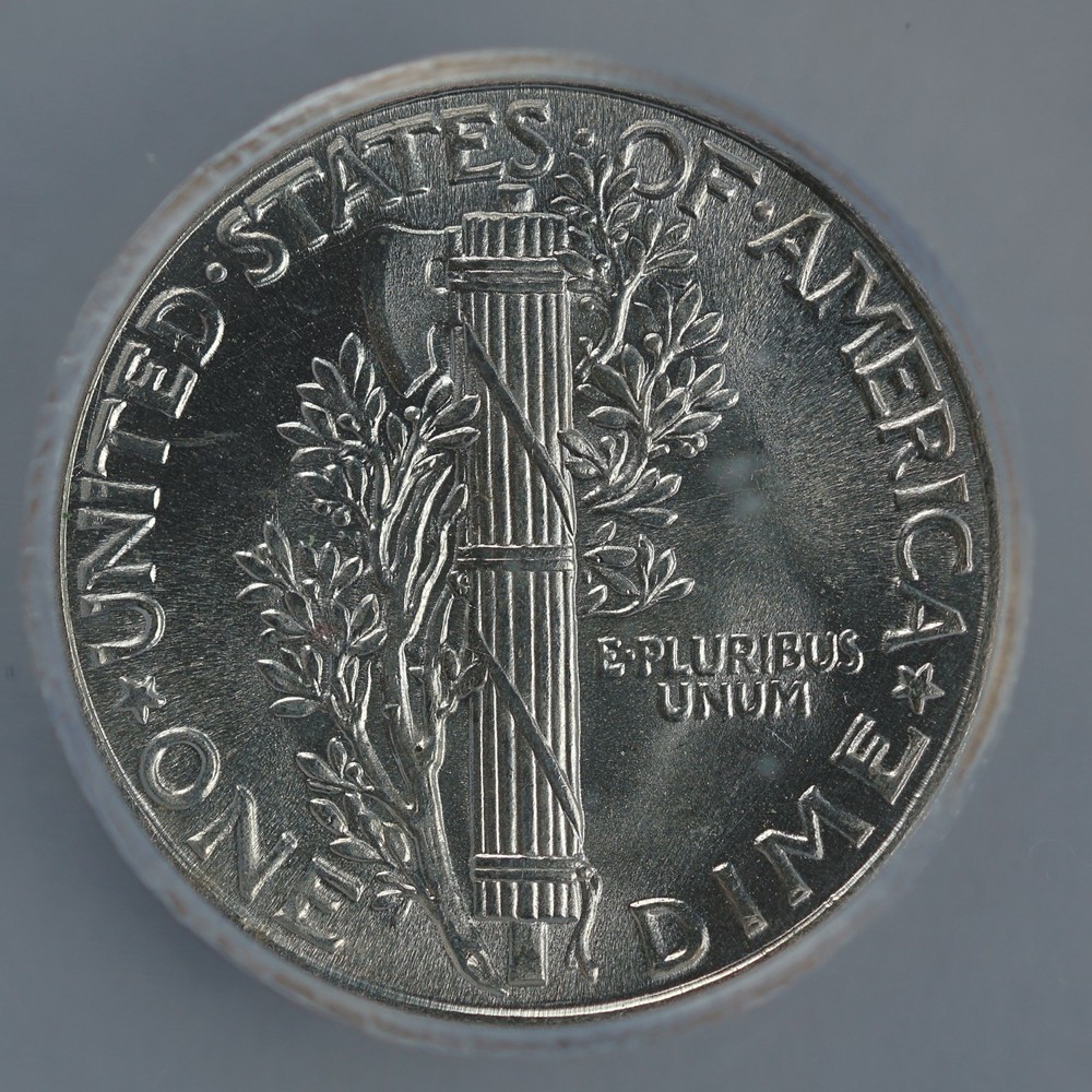1936 Mercury Dime 10c ICG MS66 FB