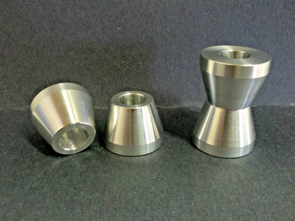 KDX200 - Solid Handlebar Mounts - Bar Cones - Billet Aluminum - Mount Fork KDX
