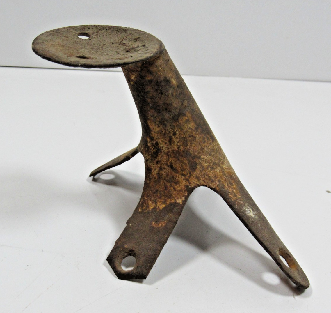 Vintage Antique Western Horse Saddle Horn Metal Bracket #P32