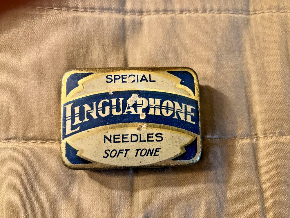 Linguaphone Phonograph Special Soft Tone Needle Tin