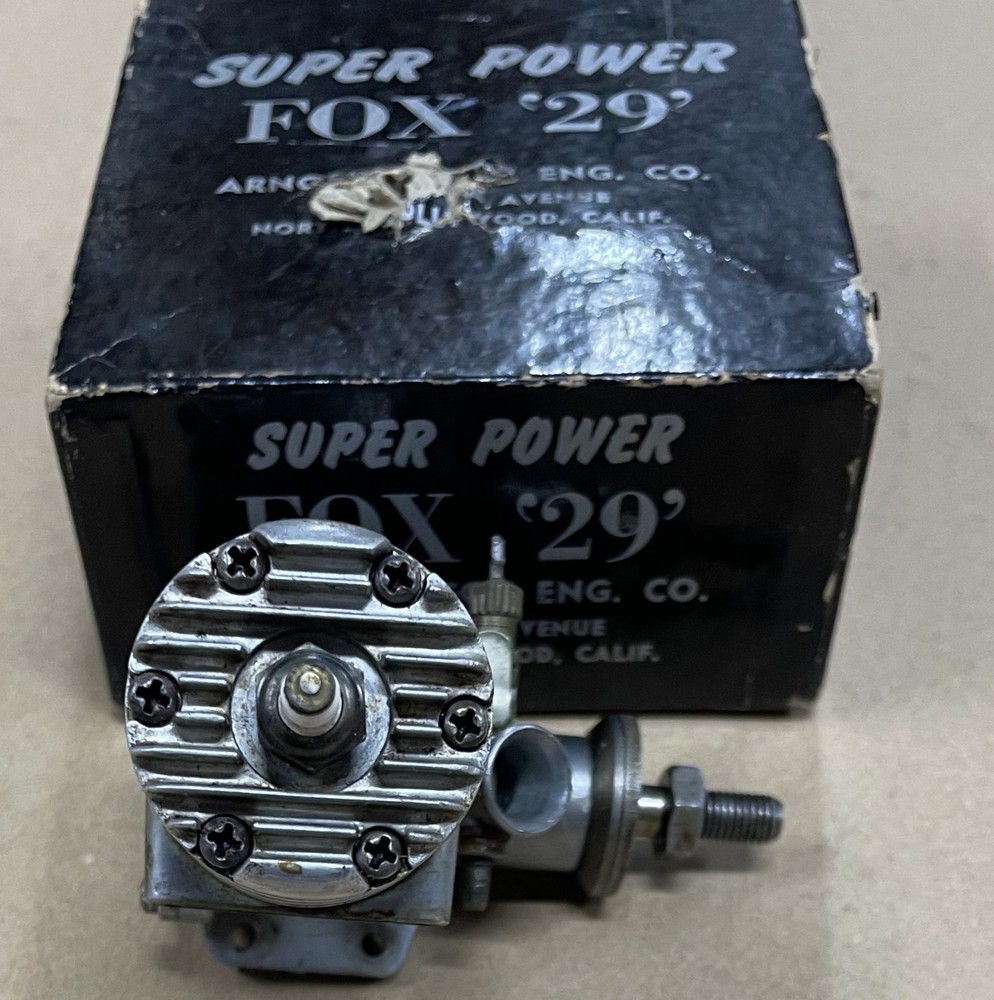 Vintage FOX .29 CL Model Airplane Engine