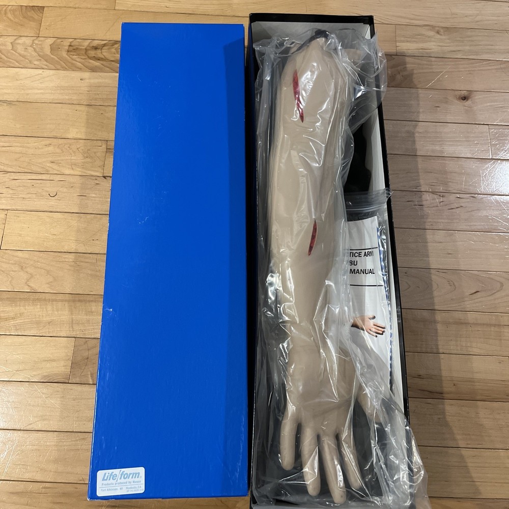 NEW Nasco LifeForm Suture And Stapling Practice Arm LF01028 / Halloween Decor