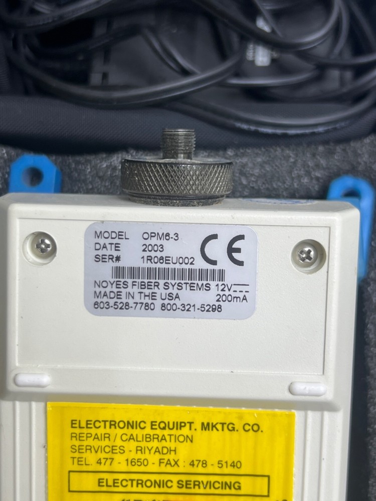 Noyes OLS6 Optical Light Source & OPM6 Power Meter