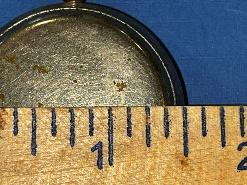 Antique Hunter Brass Cased Pocket Compass missing needle