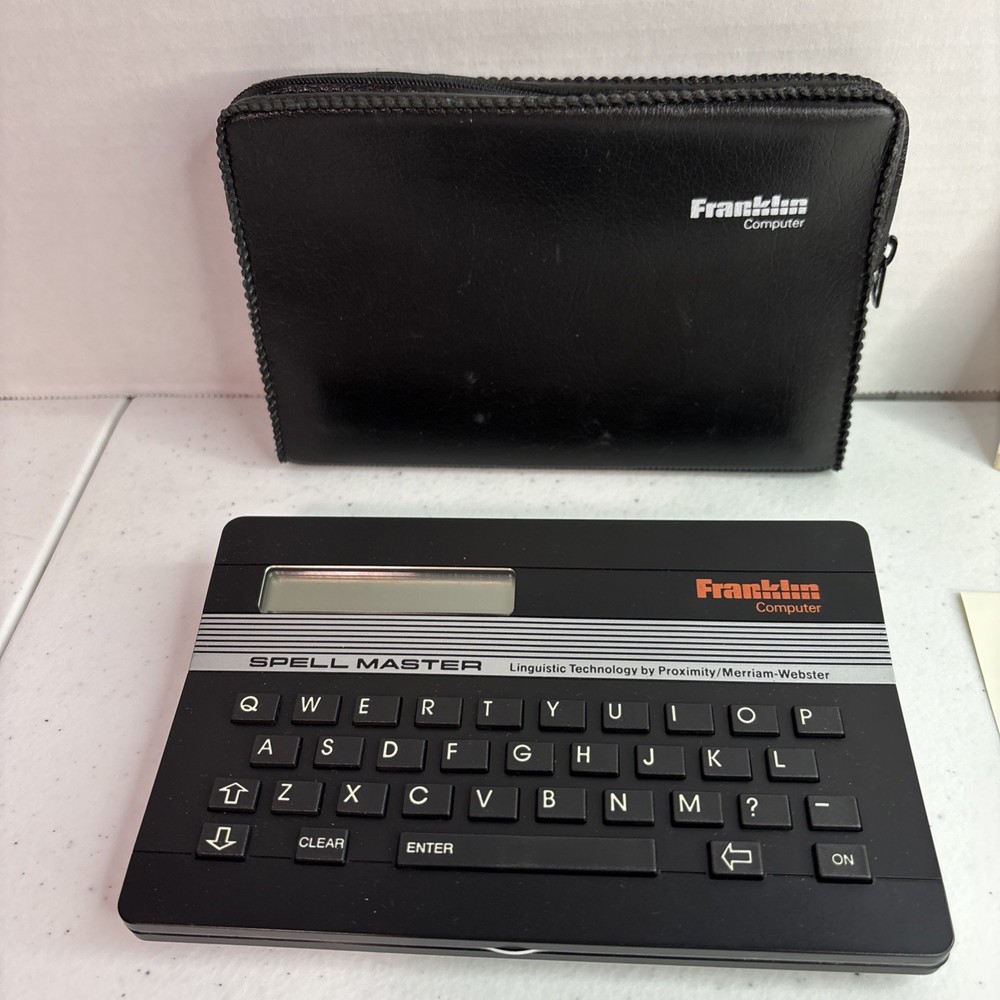 Franklin Computer Spelling Master SA-103 TESTED WORKS