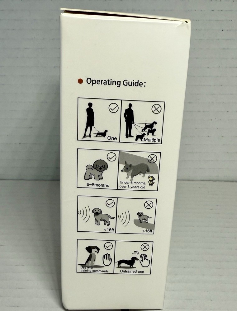 Dog Behavior Trainer Ultrasonic Anti Bark Control Device Rechargeable