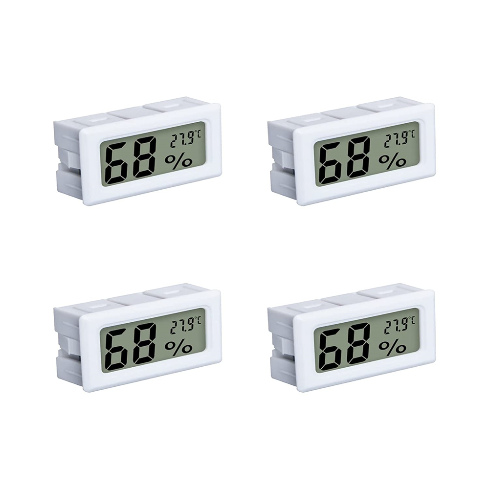 5Pcs Mini Hygrometer Thermometer Digital Fahrenheit Temperature Humidity Meter