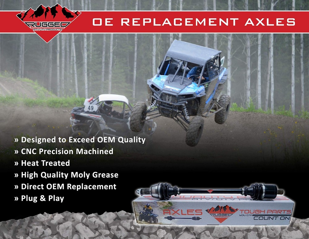 RUGGED Performance Axle for HISUN HS 500 Front Left