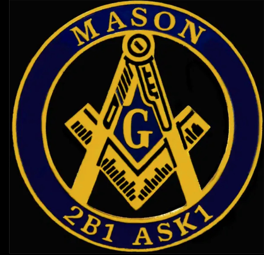 Mason Masonic Cut Out Car Emblem-New!