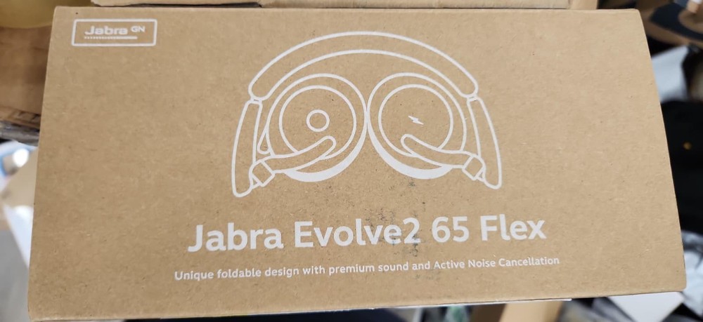 Jabra Evolve2 65 Flex Wireless Stereo Headset Bluetooth Noise Cancelling Openbox