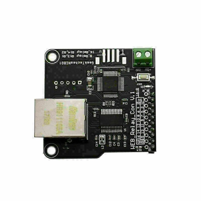 Ethernet Control Module LAN WAN Network WEB Server RJ45 Port For 8/16CHs Relay