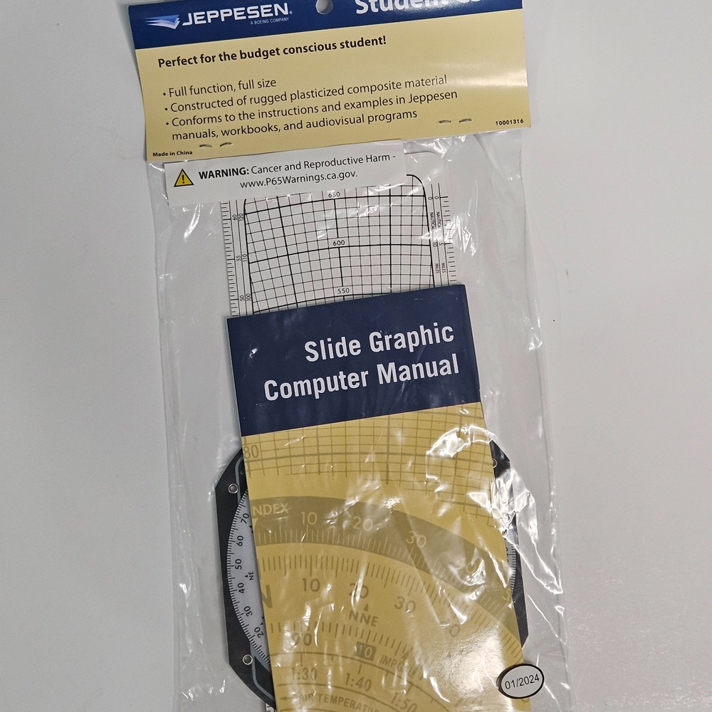 Jeppesen Graphic Computer, Rotating Plotter, Aviation Glasses Pilot Flight Gear