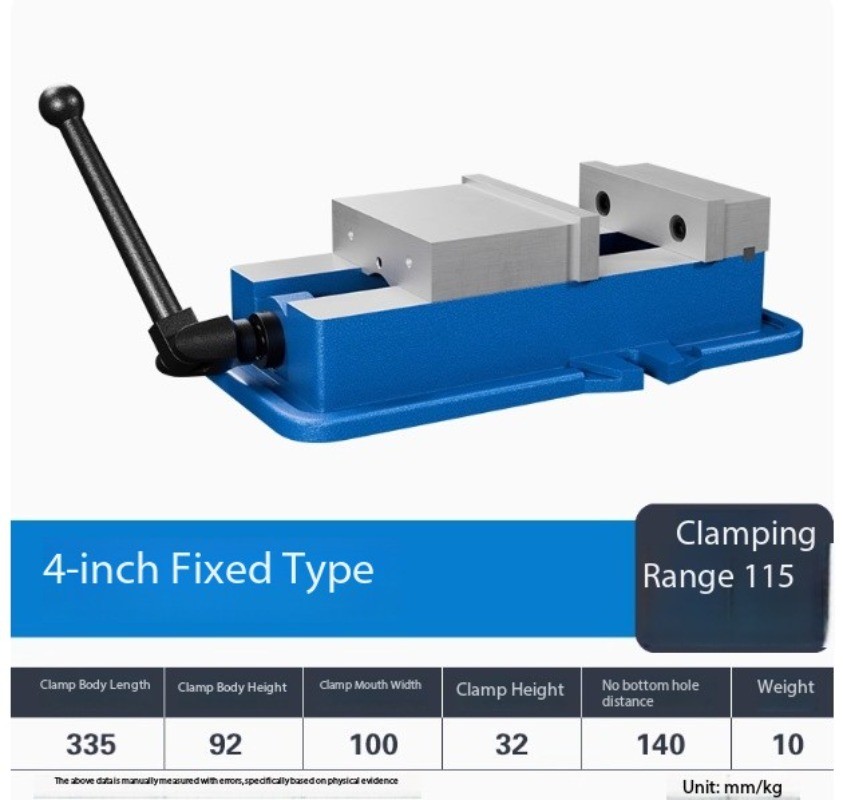 Angle-Mount Precision Parallel Jaw Vise Milling Machine Dedicated Bench Vise