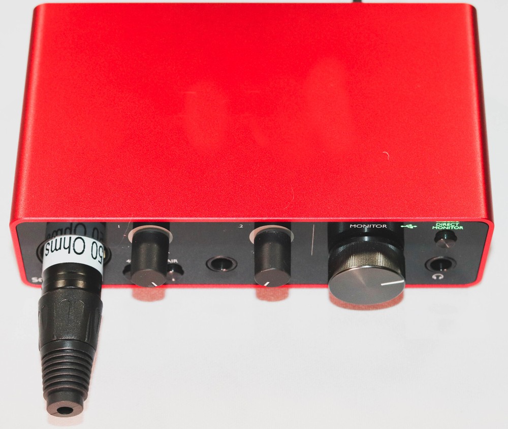 XLR 150 Ohm Preamp Interface Noise Tester, Black Dummy Plug