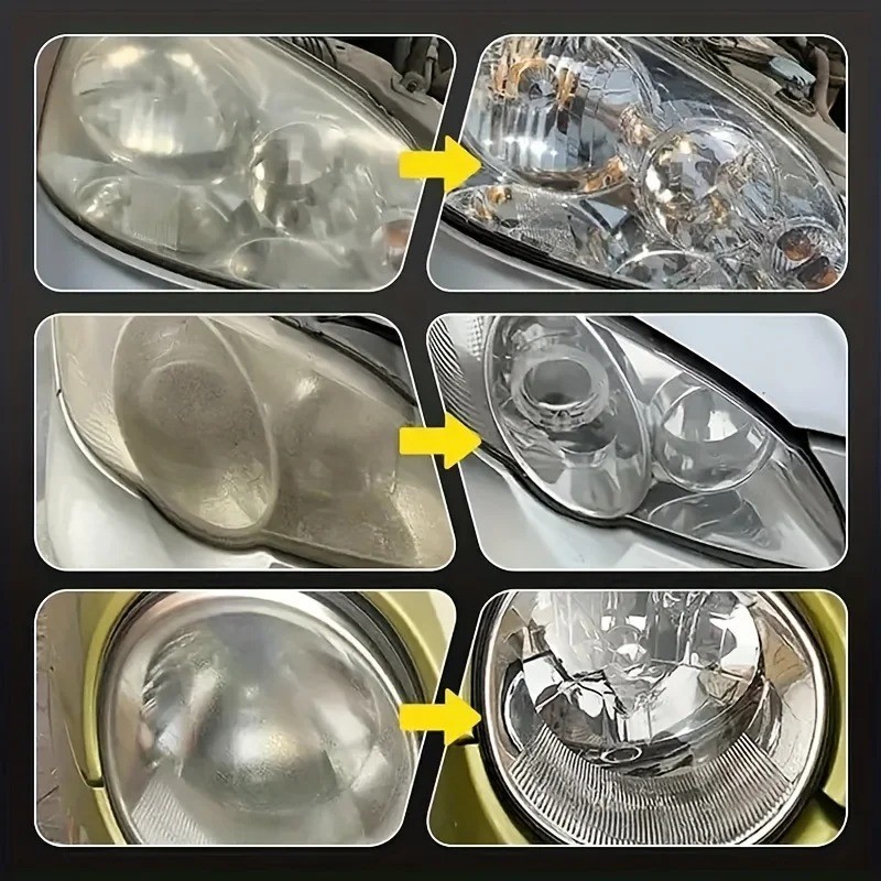 Car Headlight Restoration Kit Scratch Remover