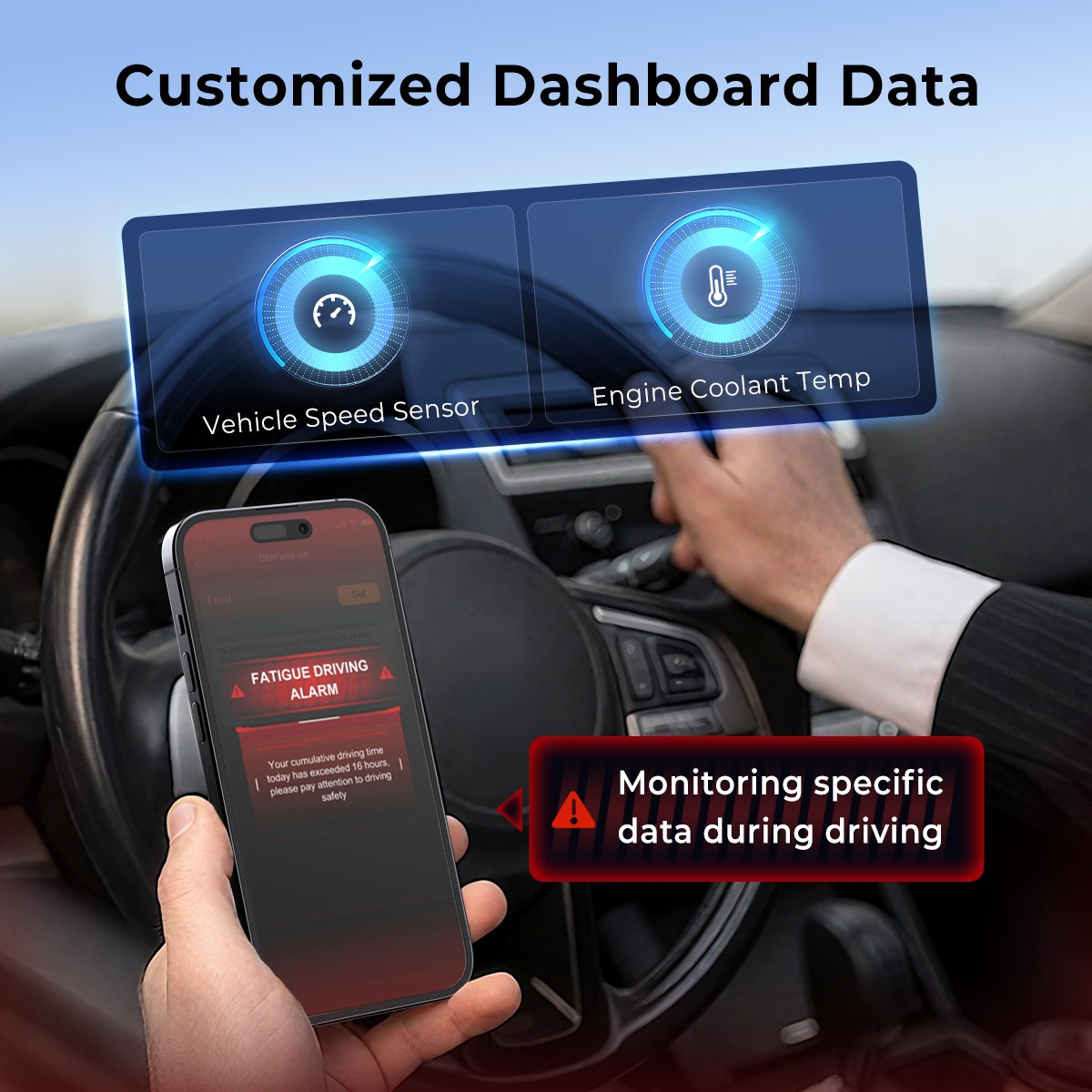 MUCAR BT200 MAX Bluetooth OBD2 Code Reader Scanner Tool Full System AI Diagnose