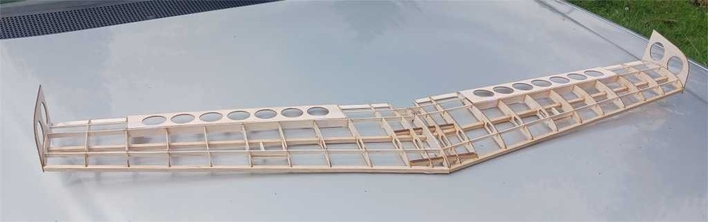 Aeroscout wing, Slow flyer wing, short kit.