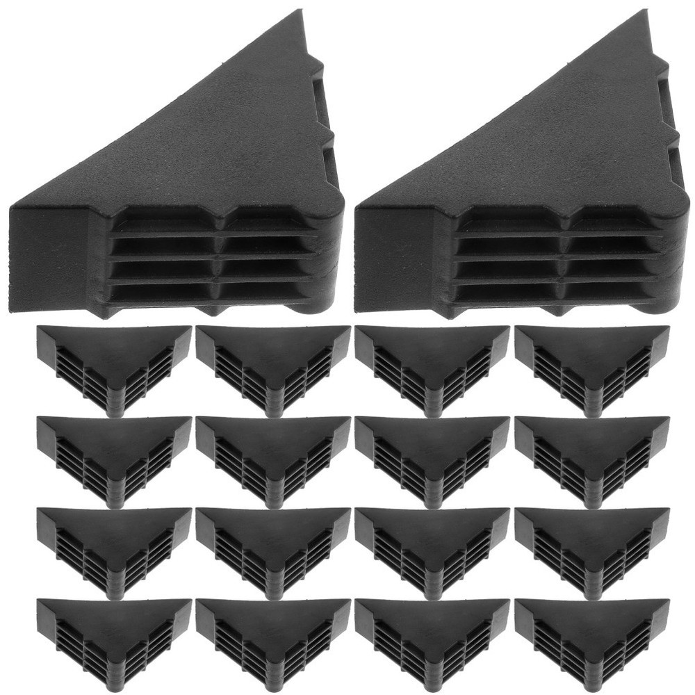 100 Pcs Corner Edge Protector Triangle Plastic Guards Frame Protectors Corners