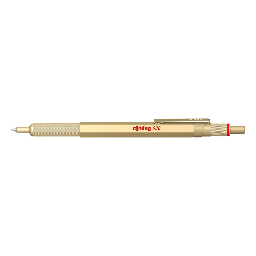 Metallic Ballpoint Pen Medium Point Black Ink Gold Barrel