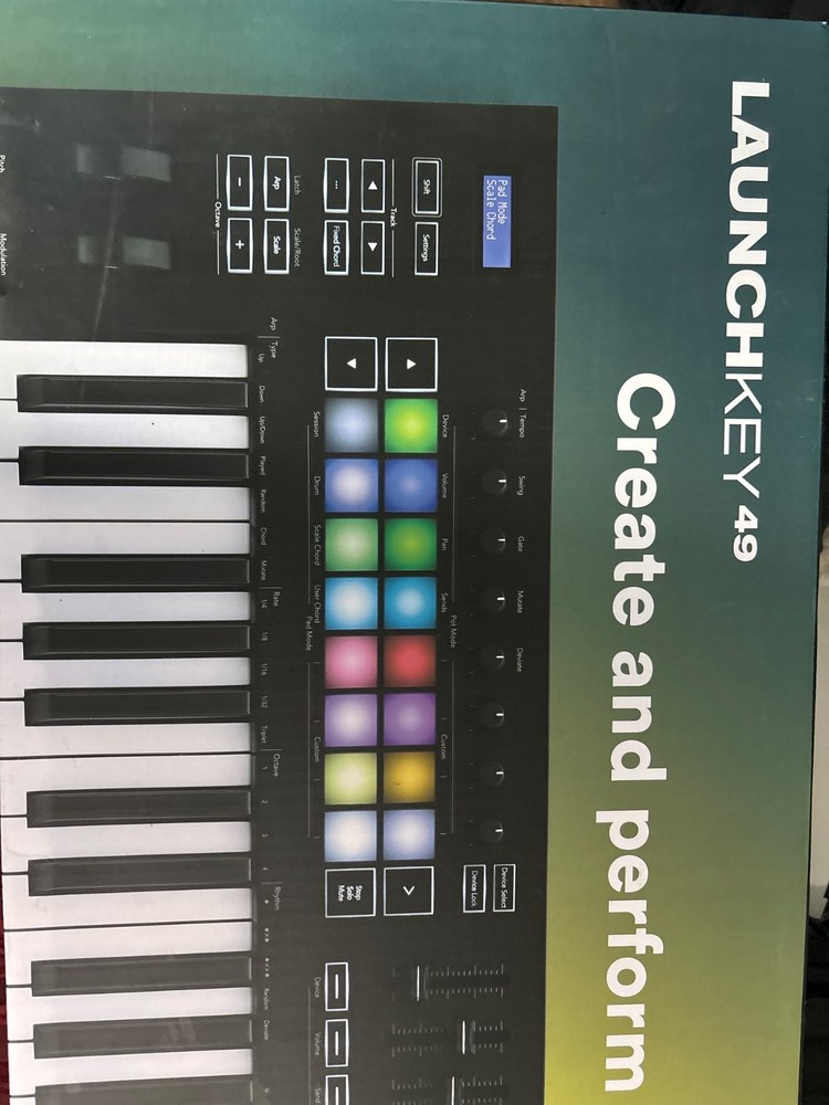 Novation Launchkey 49 MK3 49-key Midi Keyboard Controller Semi-Weighted