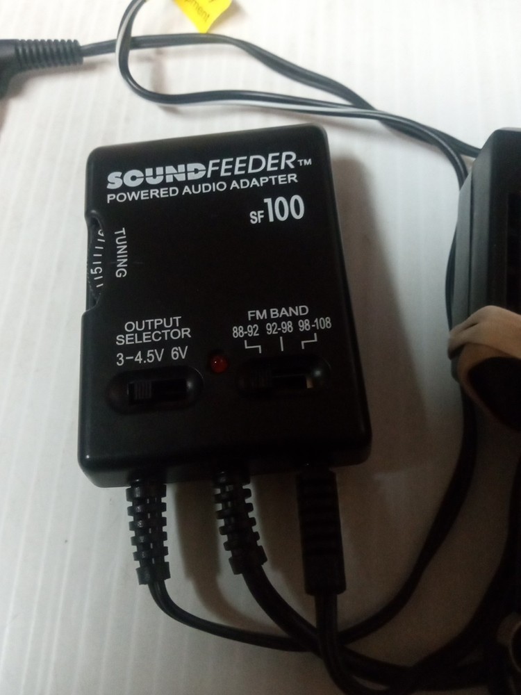 Sound Feeder Model SF100 Mobile Audio Connector with Fm Tuning
