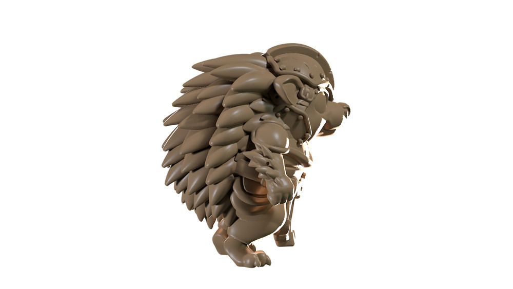 Capsule Chibi - Armored Hedgehog