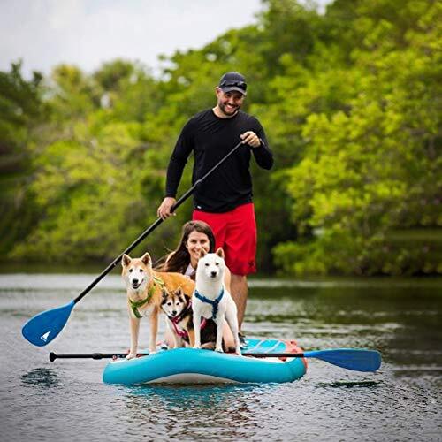 SUP Paddle - 3 Pieces Adjustable Aluminium SUP Paddle Alloy Shaft (Orange)