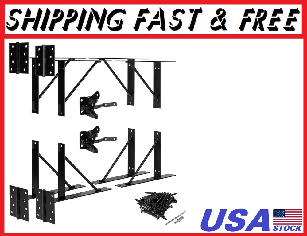 2 Sets Gate Corner Brace Bracket Heavy Duty Anti Sag Gate Frame Kit Adjustable