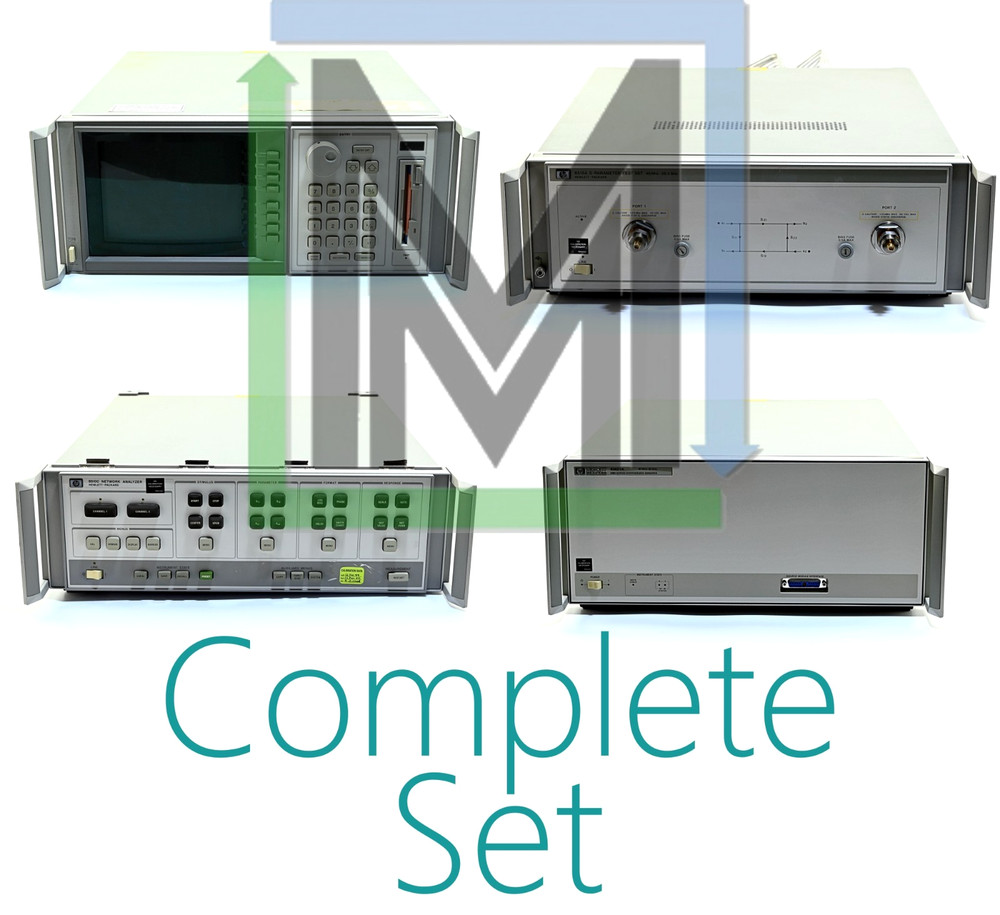 85101C 8510C 8515A 83621A PROCESSOR NETWORK ANALYZER SWEEPR S-PARAMETER FULL SET