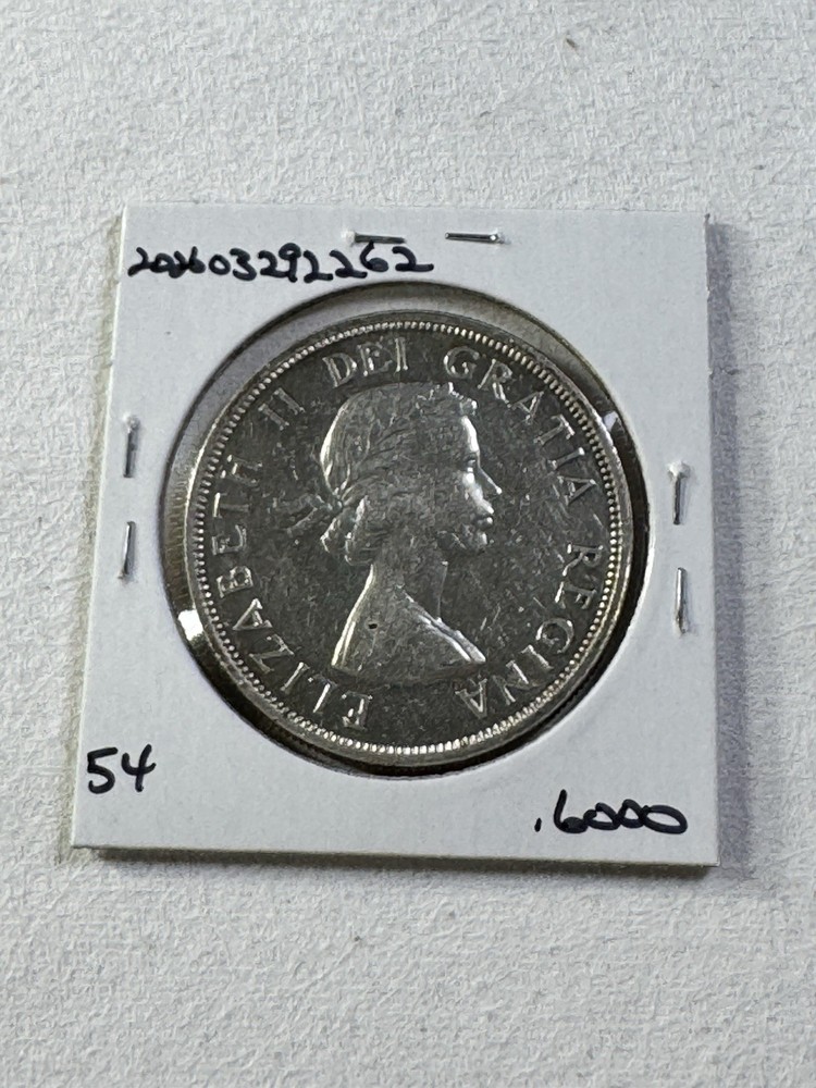 1962 Canada $1 Silver Coin Cleaned