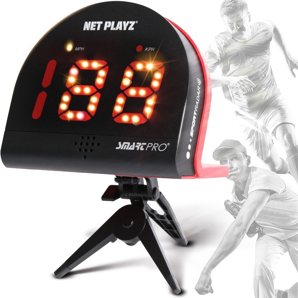 Versatile Sports Speed Radar with Large LED Display & Data Logging Capabilities
