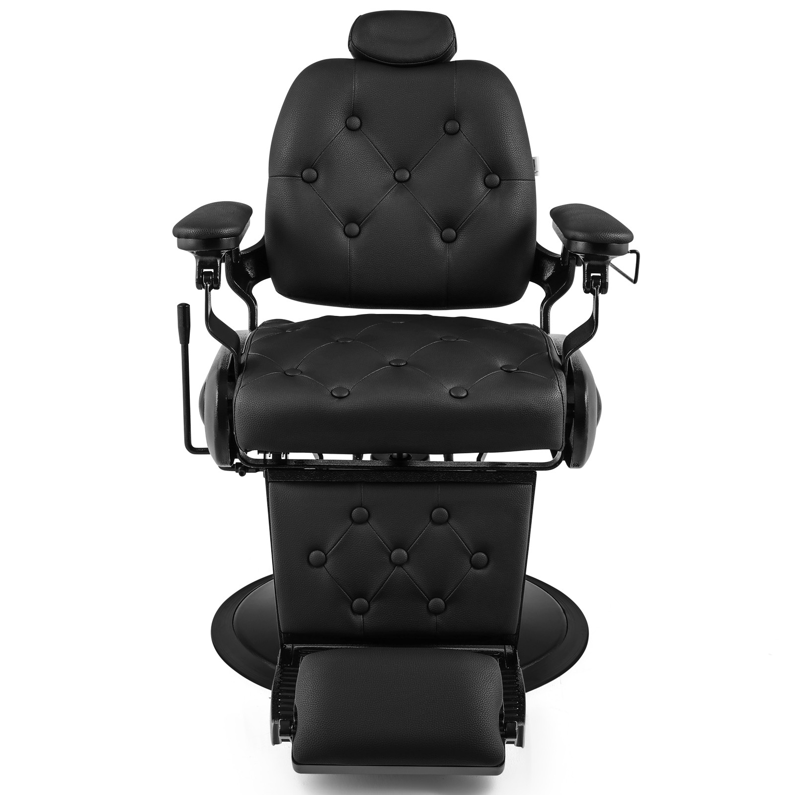 Black Recline All Purpose Barber Chair Heavy Duty Hydraulic Salon Beauty