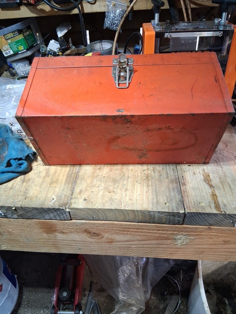 Vintage Kennethy Red Tool Box