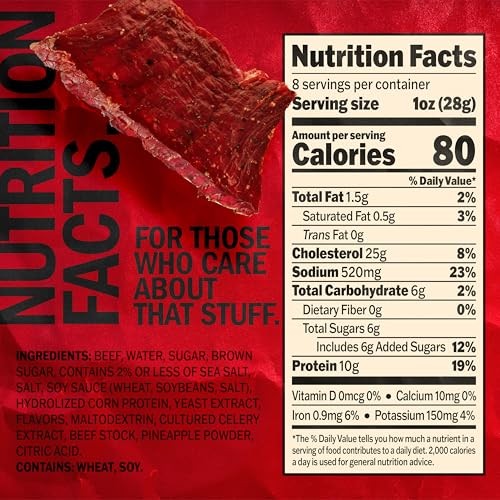 Jack Link's Original Beef Jerky, Half Pound Bag