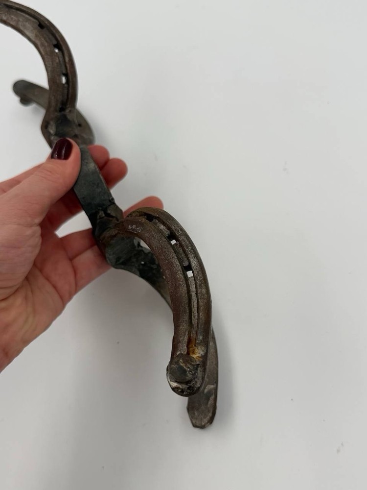 🔥 Vintage Hand Forged Blacksmith Tongs Iron Tool Rustic Primitive