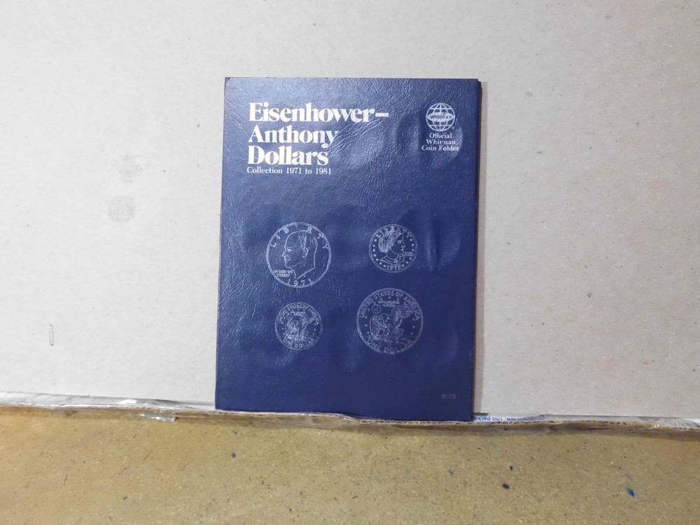 EISENHOWER-ANTHONY DOLLARS  1971 - 1981 ~ WHITMAN FOLDER