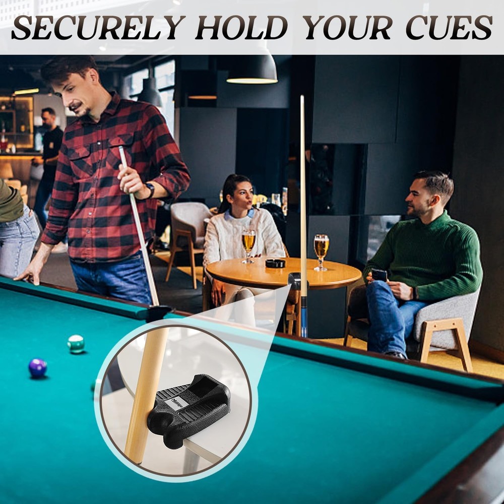 Cue Rest Stick Holder Pool black
