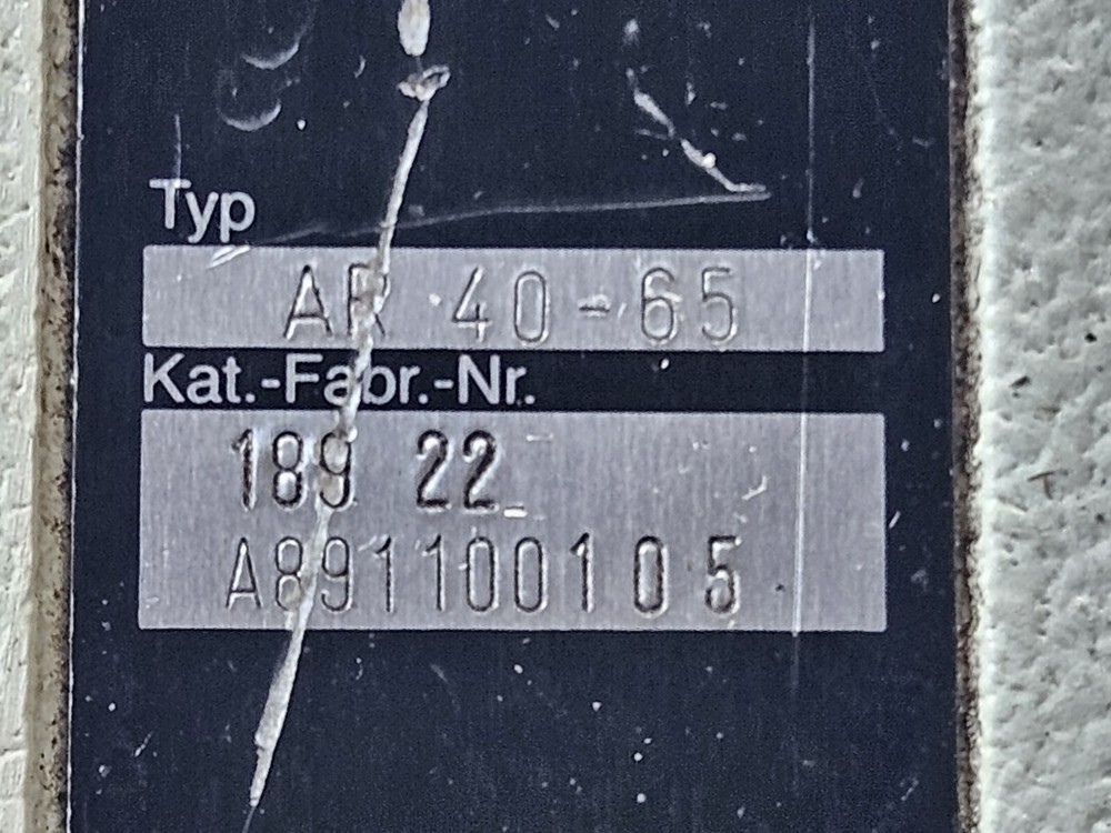 Leybold Heraeus AR40-65 Exhaust Filter