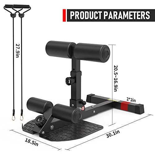 Deep Sissy Squat Bench Core Workout Multifunctional Leg Exercise Machine For