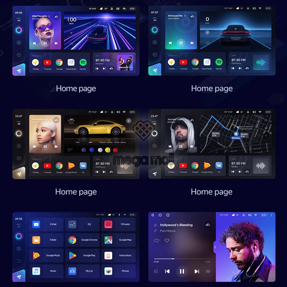 12 " Touchscreen Android Auto USB GPS Carplay for Audi A4 A5 B9 Navigation