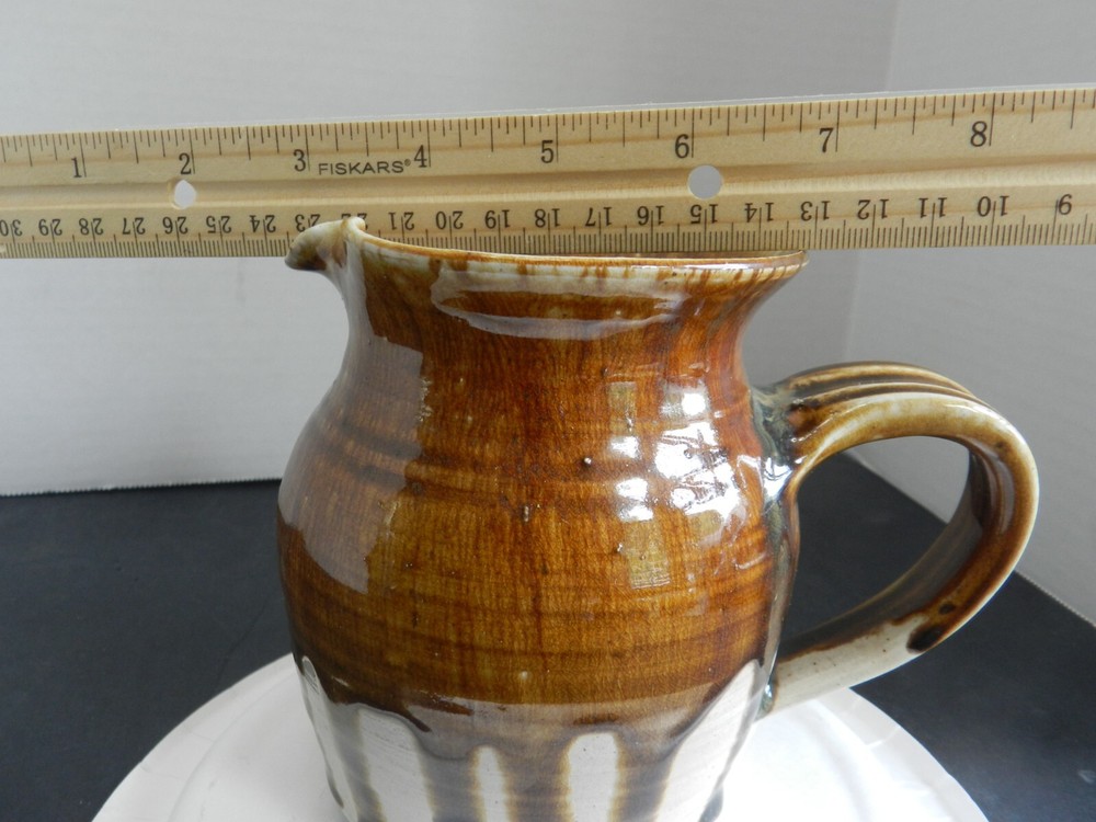 Rare Signed WL Baker Stoneware Jug...