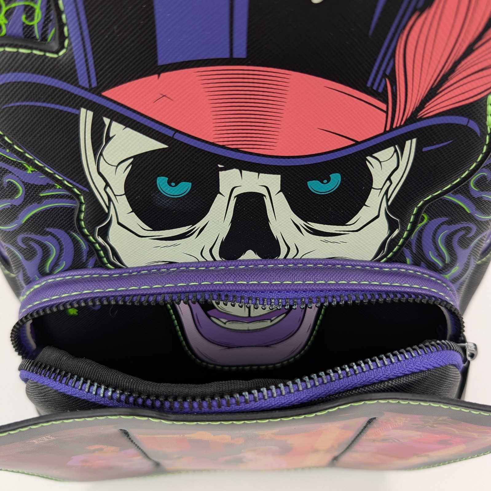 Loungefly Disney Dr Facilier Villains Mini Backpack Glow Lenticular Tarot NWT