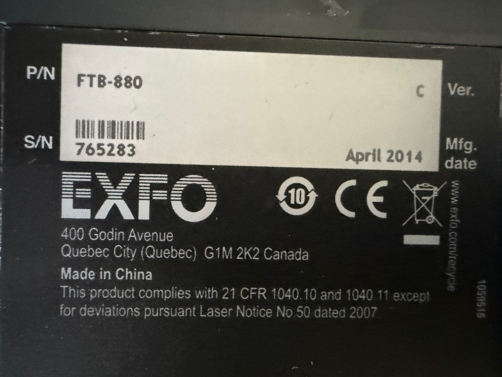 EXFO FTB-1 w/ FTB-880 NetBlazer