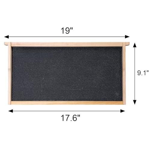 20 Pack Beehive Frames and Waxed Foundations for Deep Brood Bee Hives 20-Pack