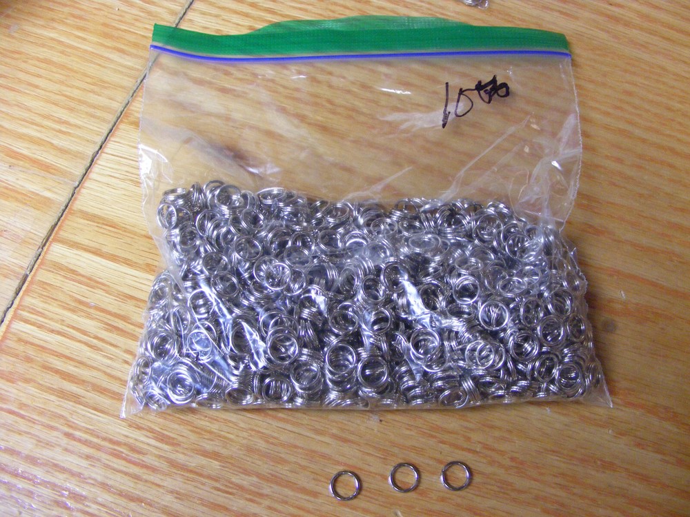 1000 Vintage Worth Size 6 Split Rings for Lure Making
