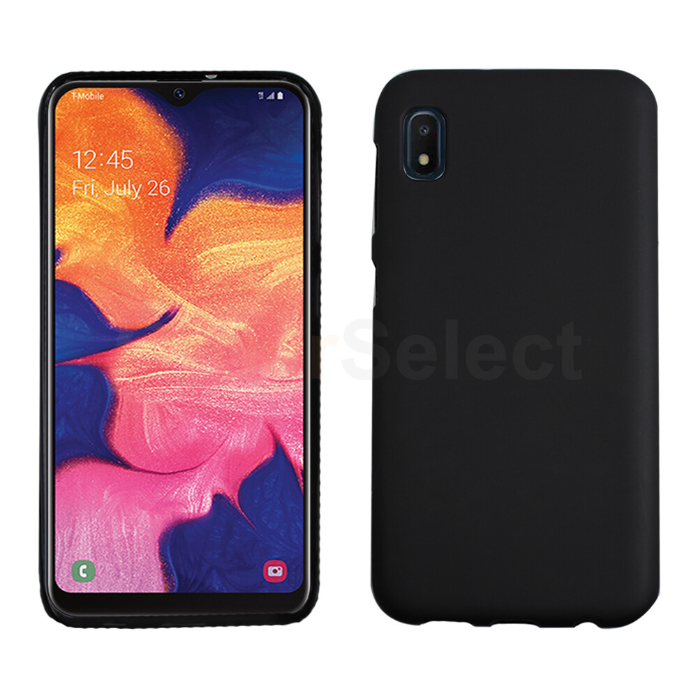 Slim Shockproof Case BLACK+LCD HD Screen Protector for Samsung Galaxy A10e