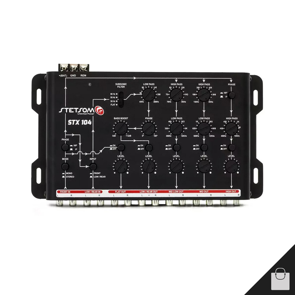 Stetsom STX 104 Crossover DSP Equalizer Digital Audio Processor 3-5 Day Delivery
