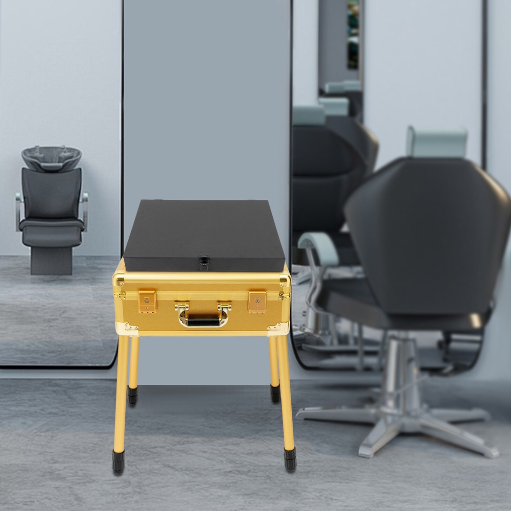 Barber Case Mobile Barber Station Professional Barber Toolbox Adjustable Height