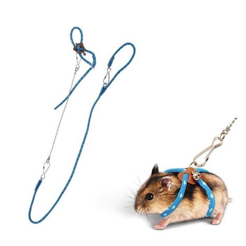 Adjustable Soft Harness Leash New Small Pet Parrot Mouse Hamster Ferrets Rat