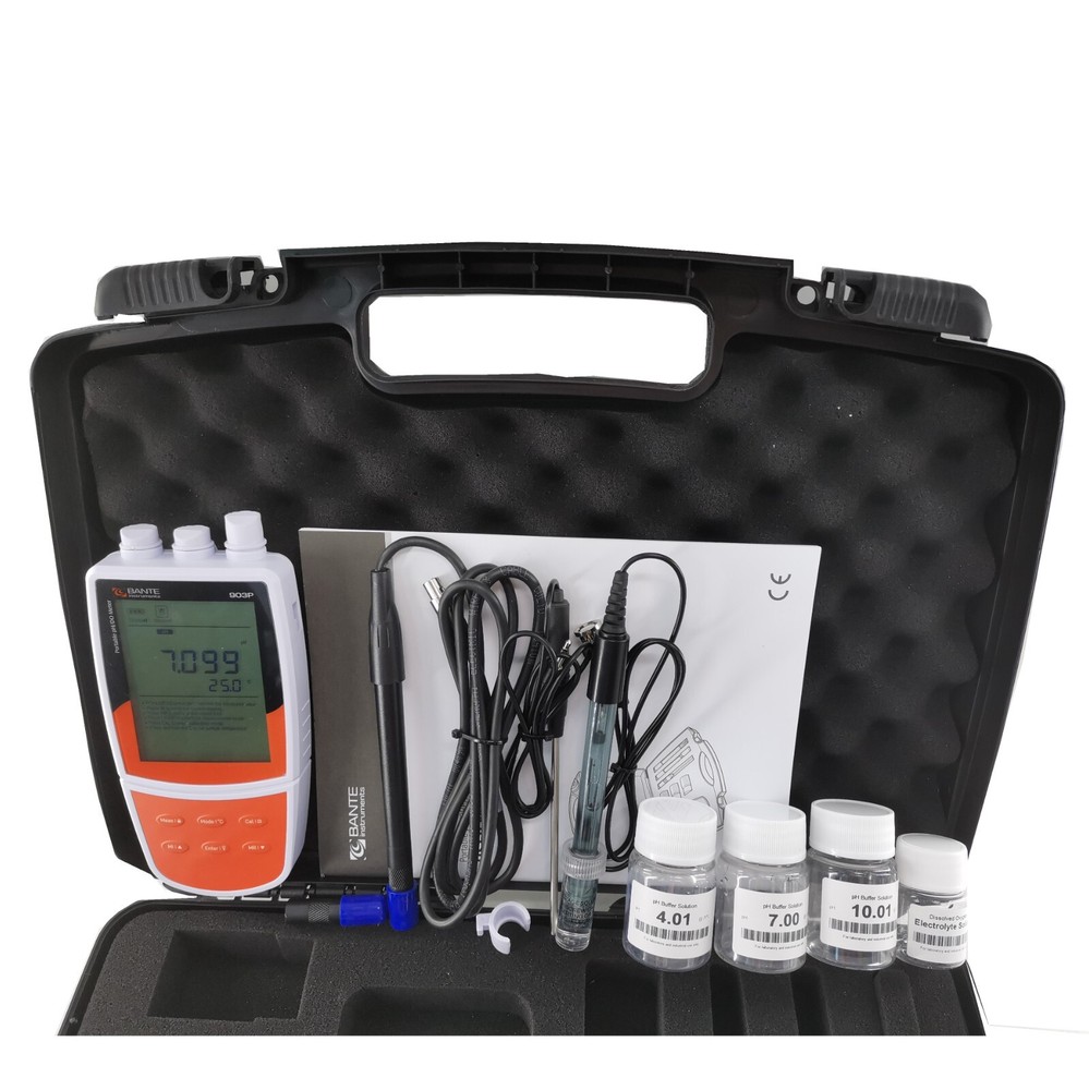 Water Quality Analyzer Portable Dissolved Oxygen Meter pH mV Temp Tester Meter